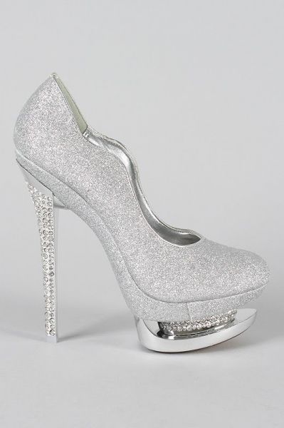 sapatos femininos prata